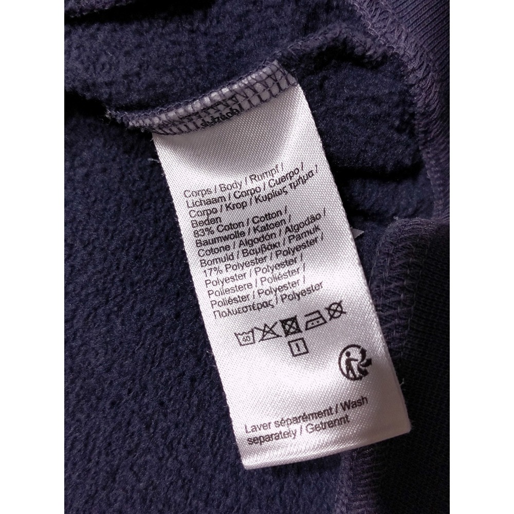 LACOSTE Men's Full‎ Zip Hoodie Jacket Blue Gray Large L - Picture 5 of 9